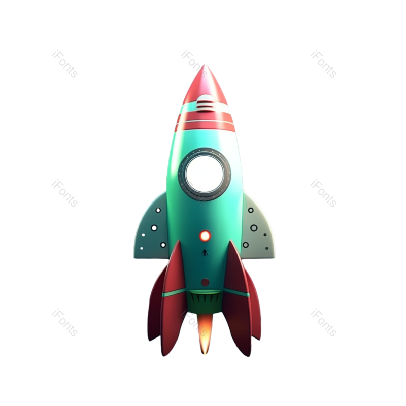 卡通图片,科学元素,天空PNG,火箭免抠素材